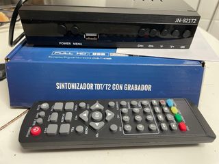 Sintonizador TDT/T2 con Grabador JN-821T2