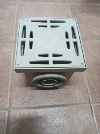 Arqueta desagüe patio 20x20