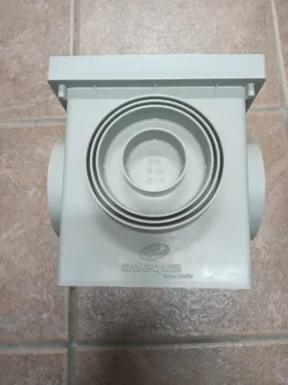 Arqueta desagüe patio 20x20