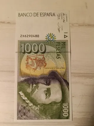 Lote 20 Billetes 1000 Pesetas Sin Usar