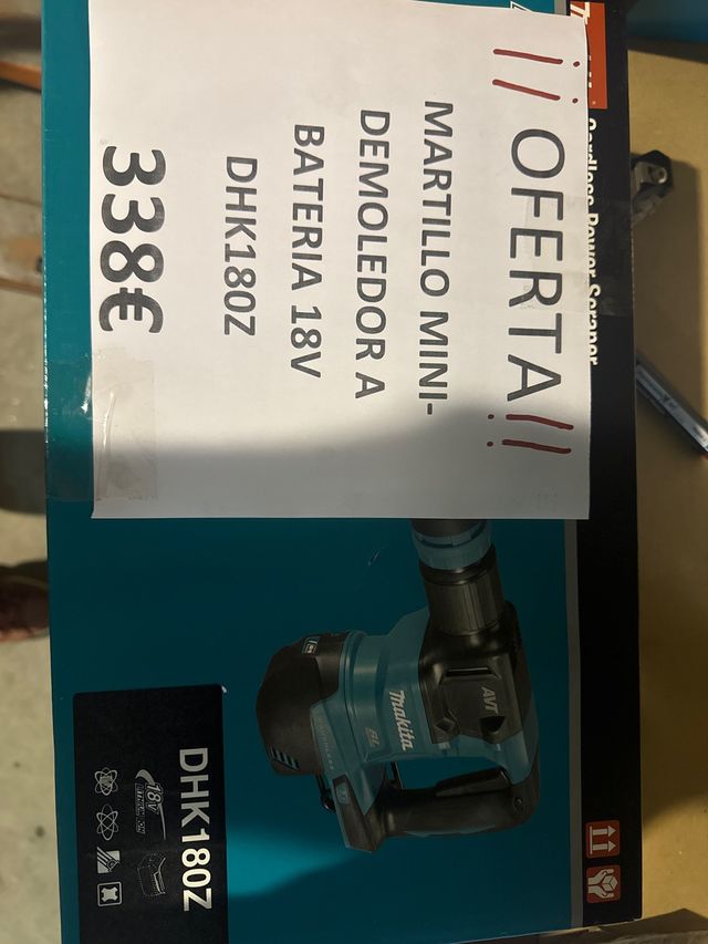 Martillo Mini-Demoledor Makita DHK180Z 18V