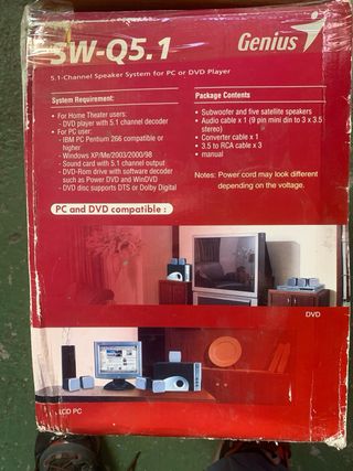 Genius SW-Q5.1 Sistema de Altavoces 5.1