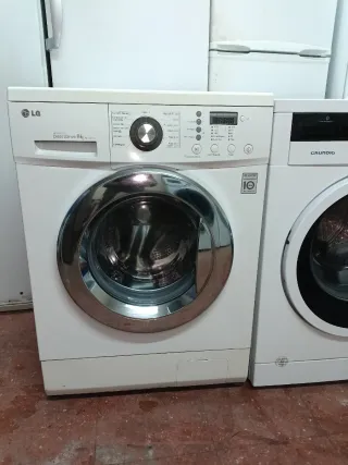 Lavadora LG Direct Drive 8kg Blanca