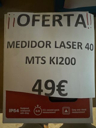 Medidor Láser 40mts MTS K1200