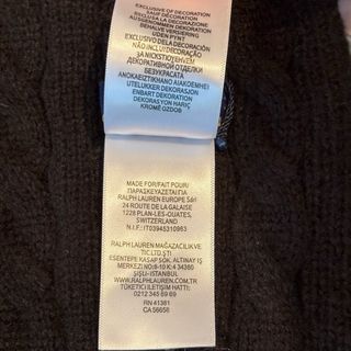 Bufanda Polo Ralph Lauren Negra