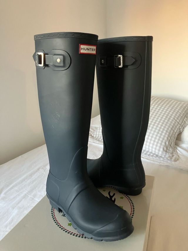 Botas de agua Hunter azul marino