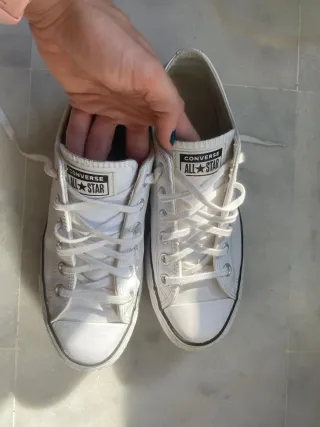 Converse Piel Plataforma Talla 41