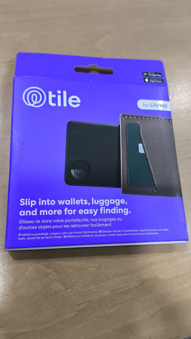 Tile by Life360 Slim (2024) -Localizador bluetooth