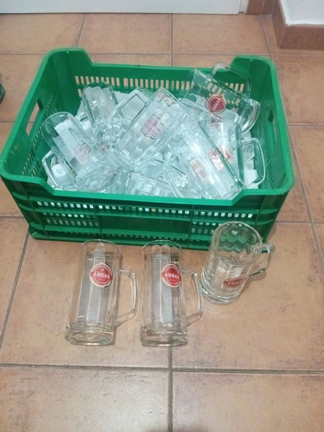 Jarras de Cerveza Ambar 0.40L (Set de 12)