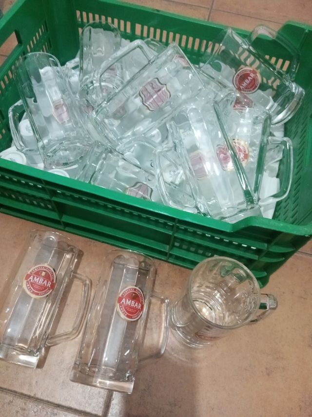 Jarras de Cerveza Ambar 0.40L (Set de 12)