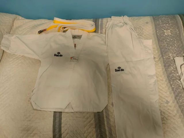 Traje Taekwondo Niño Blanco