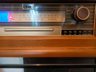 Tocadiscos Roadstar Marrón