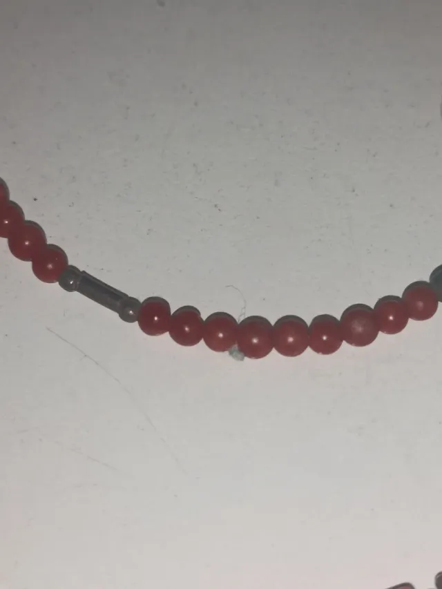 Set di gioielli antichi in argento, madreperla e corallo