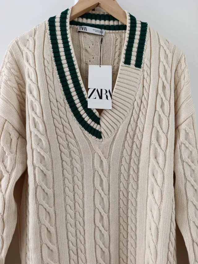 Jersey Zara - Punto Trenzado