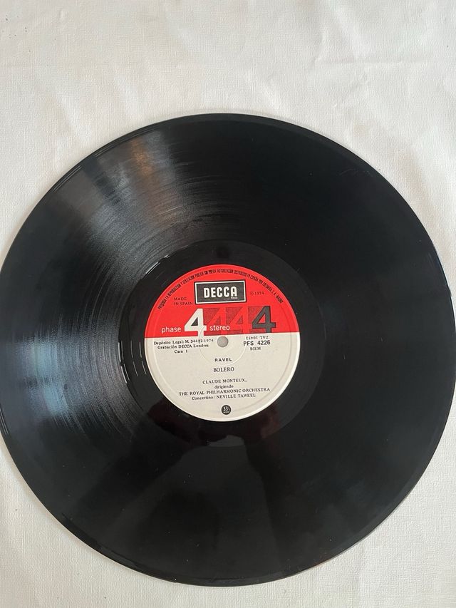 2 Vinilos Ravel y Antonio Machín