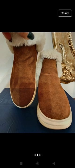 Scarponcini donna marroni n.37