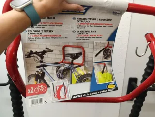 Soporte Pared Bicicletas 2uds