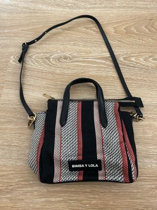Bolso Bimba y Lola negro y rosa