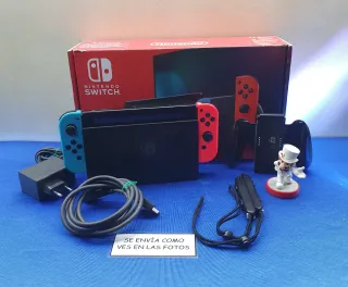CONSOLA SWITCH COMPLETA NEON
