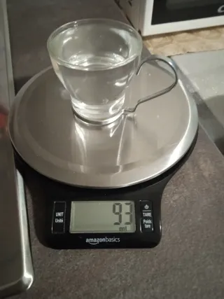 Set 6 Tazzine Caffè Vetro con Manico Metallo