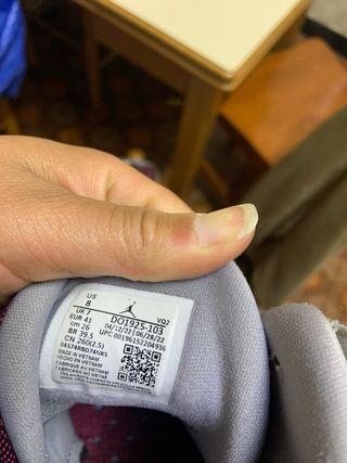Zapatillas Jordan Morado/Blanco