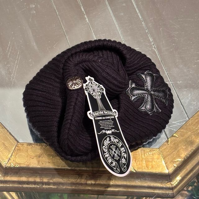 Gorro Chrome Hearts x Comme des Garçons Negro