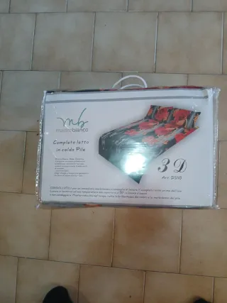 Completo letto Mastrobianco in Pile 3D