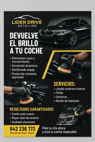 Limpieza Integral – Líder Drive Detailing