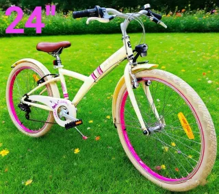 Bicicletta Citybike bambina BTwin 24 pollici 