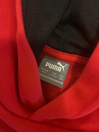Sudadera Puma Niño Roja