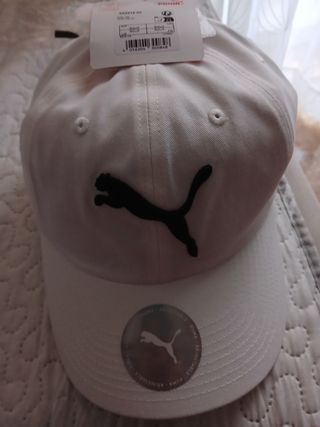 Gorra Puma Blanca Negra