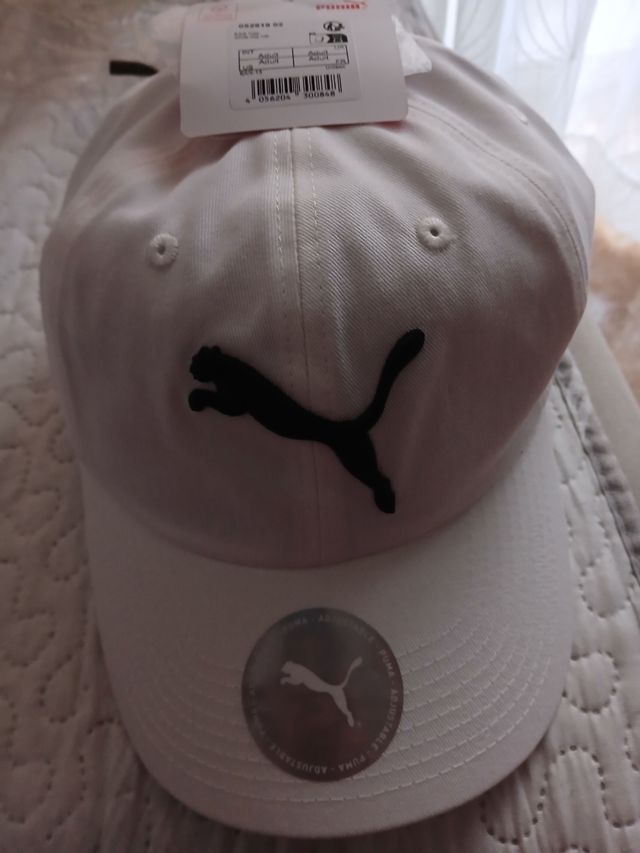 Gorra Puma Blanca Negra