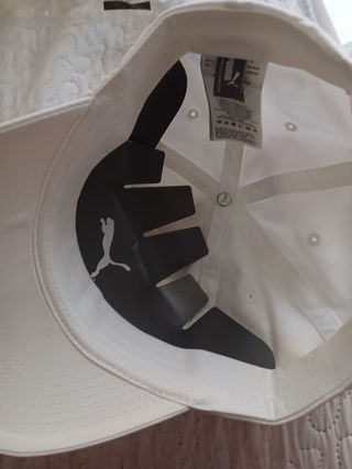 Gorra Puma Blanca Negra