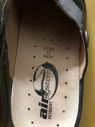 Ciabatte donna pelle nero/argento