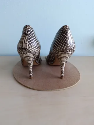 Zapatos tacón mujer piel serpiente T38