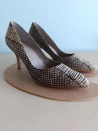 Zapatos tacón mujer piel serpiente T38