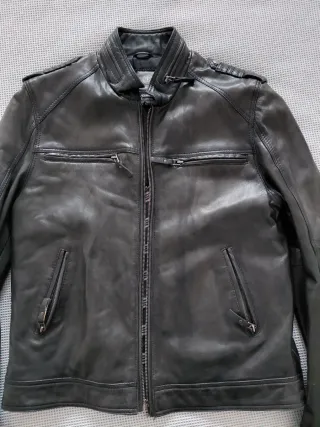 Cazadora Piel Heely Mujer Talla XL