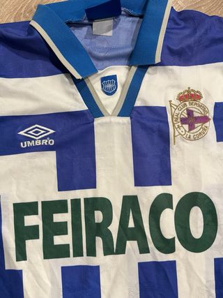 Camiseta Umbro Deportivo La Coruña Talla XL.
