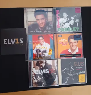 Lote 6 CDs Elvis Presley