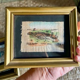 Lotto 3 quadretti vintage monumenti Siracusa