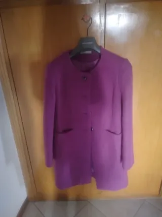 Cappotto Stefanel fucsia