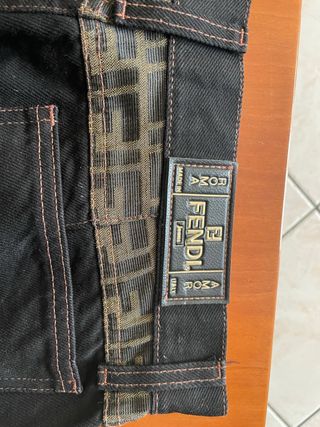 Pantaloni Fendi neri