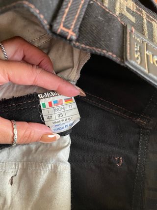 Pantaloni Fendi neri