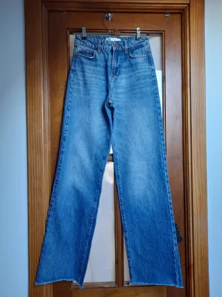 Pantalón recto Zara Talla XS