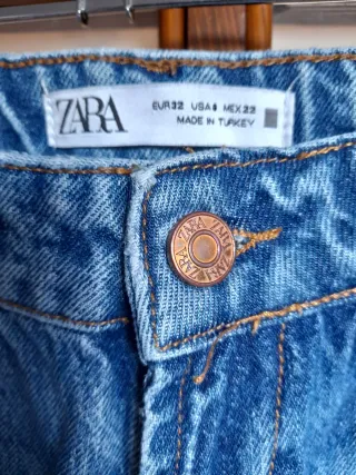Pantalón recto Zara Talla XS