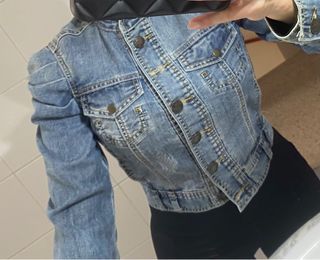 Chaqueta vaquera Blanco Talla XS