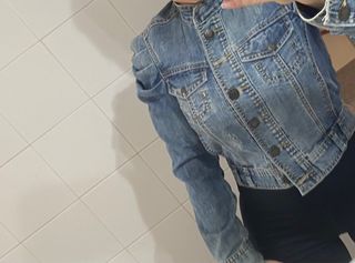 Chaqueta vaquera Blanco Talla XS
