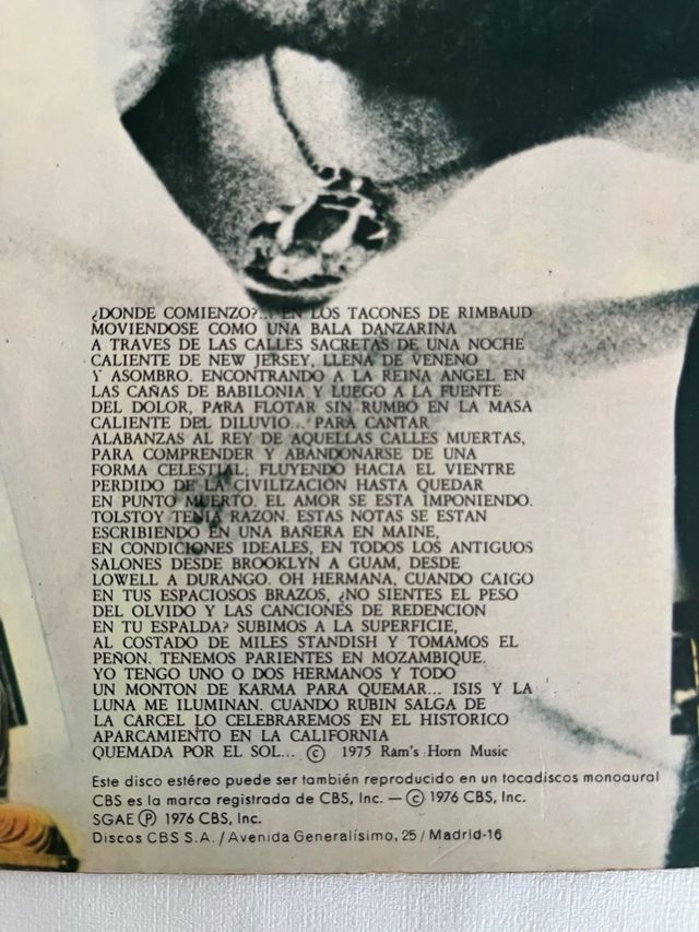 Vinilo Bob Dylan “Desire”