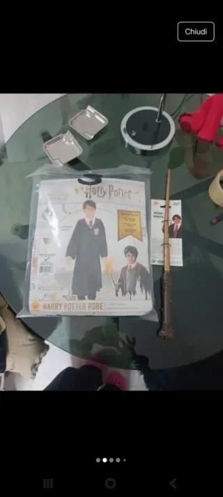 Costume Harry Potter Bambino Taglia 7-9 Anni