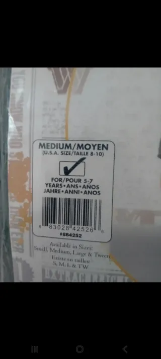 Costume Harry Potter Bambino Taglia 7-9 Anni